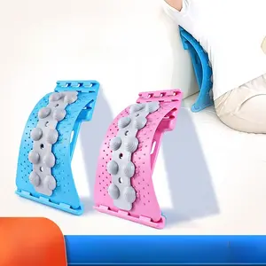 Unisex Lumbar Soother Waist Lift Stretch Traction Back Massage Equipment Spine Correction Exercise Top Waist Board Artifact pilates reformer gym accessories gym stuff women workout sets women workout sets women