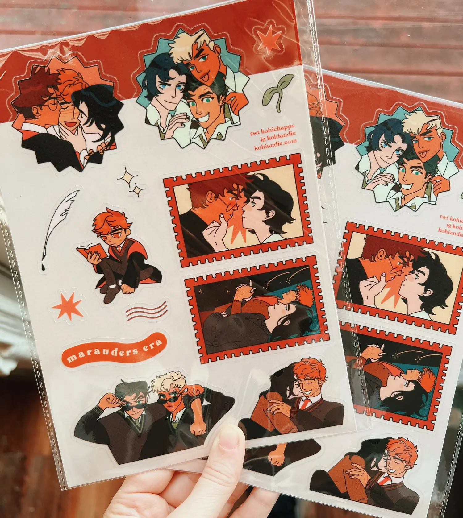 MARAUDERS CLEAR PLANNER STICKERS