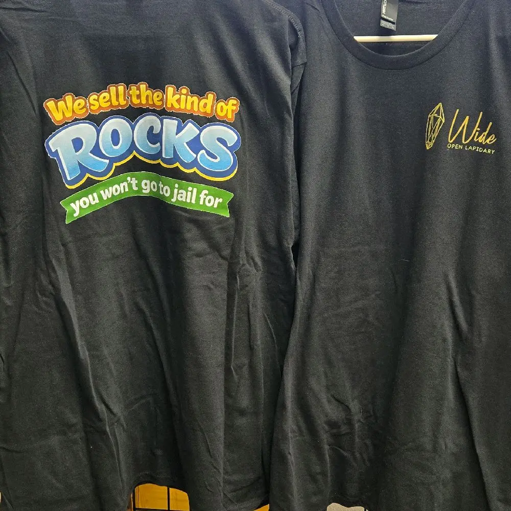 L Black Rock Lover T-Shirts