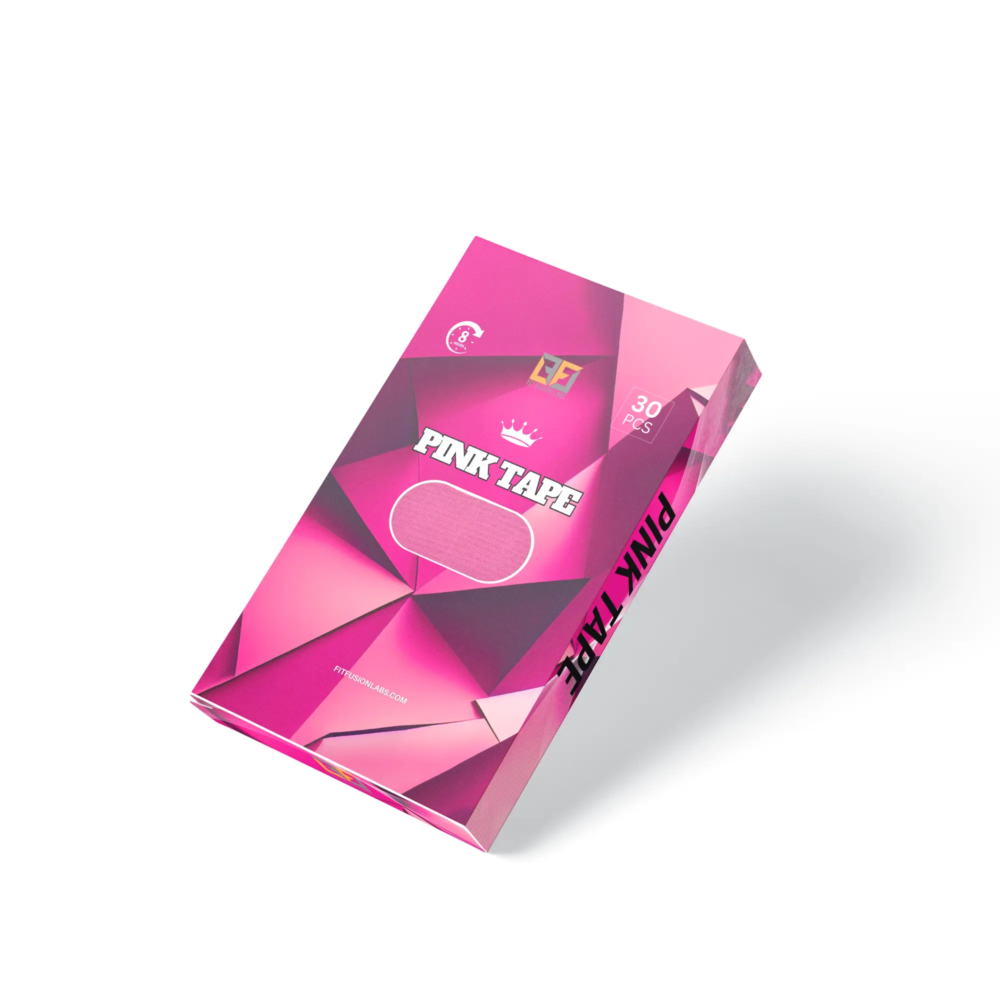 Fit Fusion Labs Pink Mouth Tape – Gentle Adhesive Strips for a Comfortable Nighttime Routine
