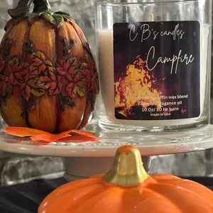 Campfire Marshmallow Scented Candle - Perfect for Home Decor and Ornaments