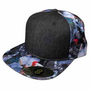 ANXD Gamefarm Roosters Snapback | Black Denim 58cm Adjustable Hat by Double Portion Supply