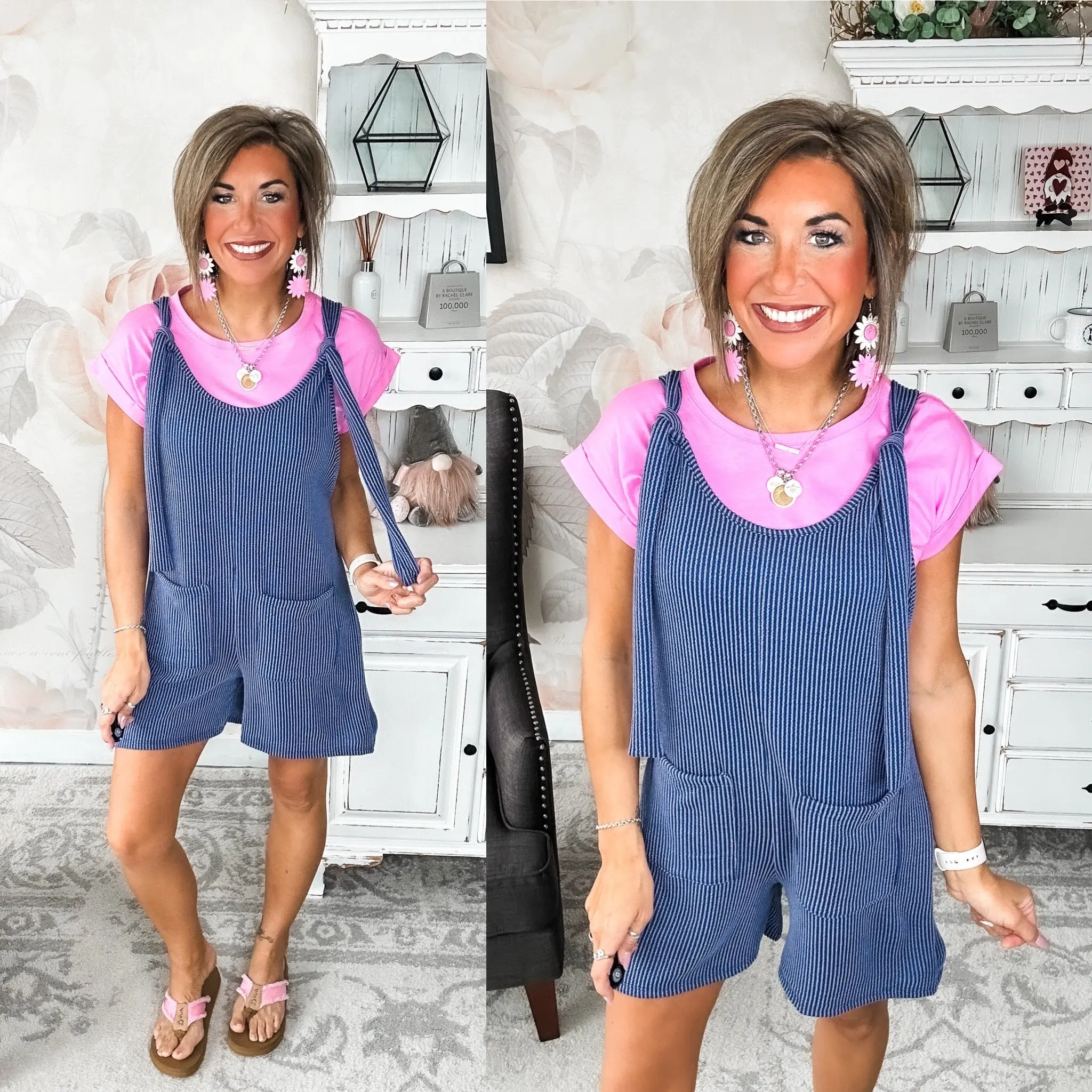 Time To Rock That Ribbed Romper Time To Rock That Ribbed Romper