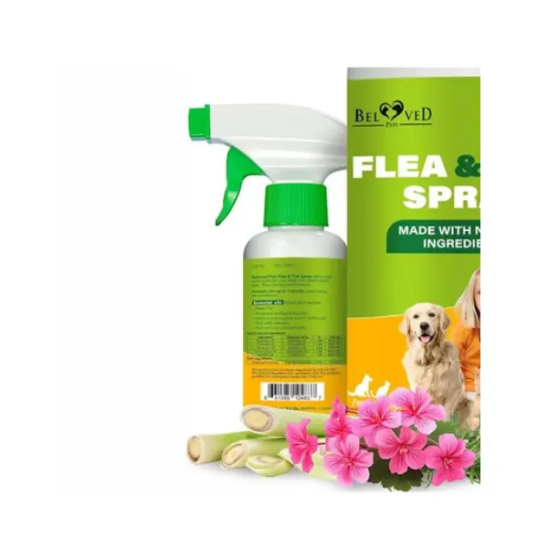 Beloved Pets Natural Flea & Tick Home Spray for Dogs & Cats, 8.5-oz