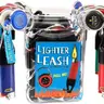 Premium Lighter Leash Multipack (Full Tub of 30) - Home Supplies, Premium Plastic-Vinyl Carabiner Clip, Secure Vinyl Grip, Black Nylon Cord, Black Holder for Home Use Accessories