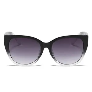Oversized Cat Eye Gradient Lens Retro Trendy Fashion Sunglasses