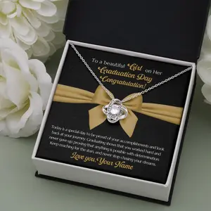 Graduation Personalized Gift Necklace For Girl, High School Graduation, College Graduation, MBA Master, Class of 2023 Doctorate Jewelry, Jewelry Message Card, Necklace Gifts For Birthday, Anniversary, Christmas Day, Thanksgiving