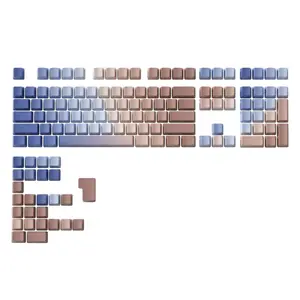 Glacier Gradient Side Print Keycaps Set