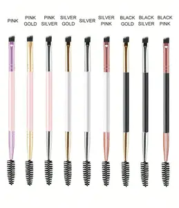 1Packs 3Packs Duo Eyebrow Brush, Angled Eyebrow Brush