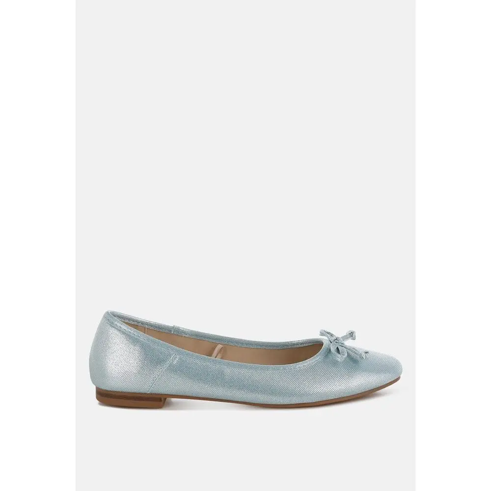 Rag & Co Womens Agshin Metallic Ballet Flats 5