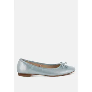 Rag & Co Womens Agshin Metallic Ballet Flats 5