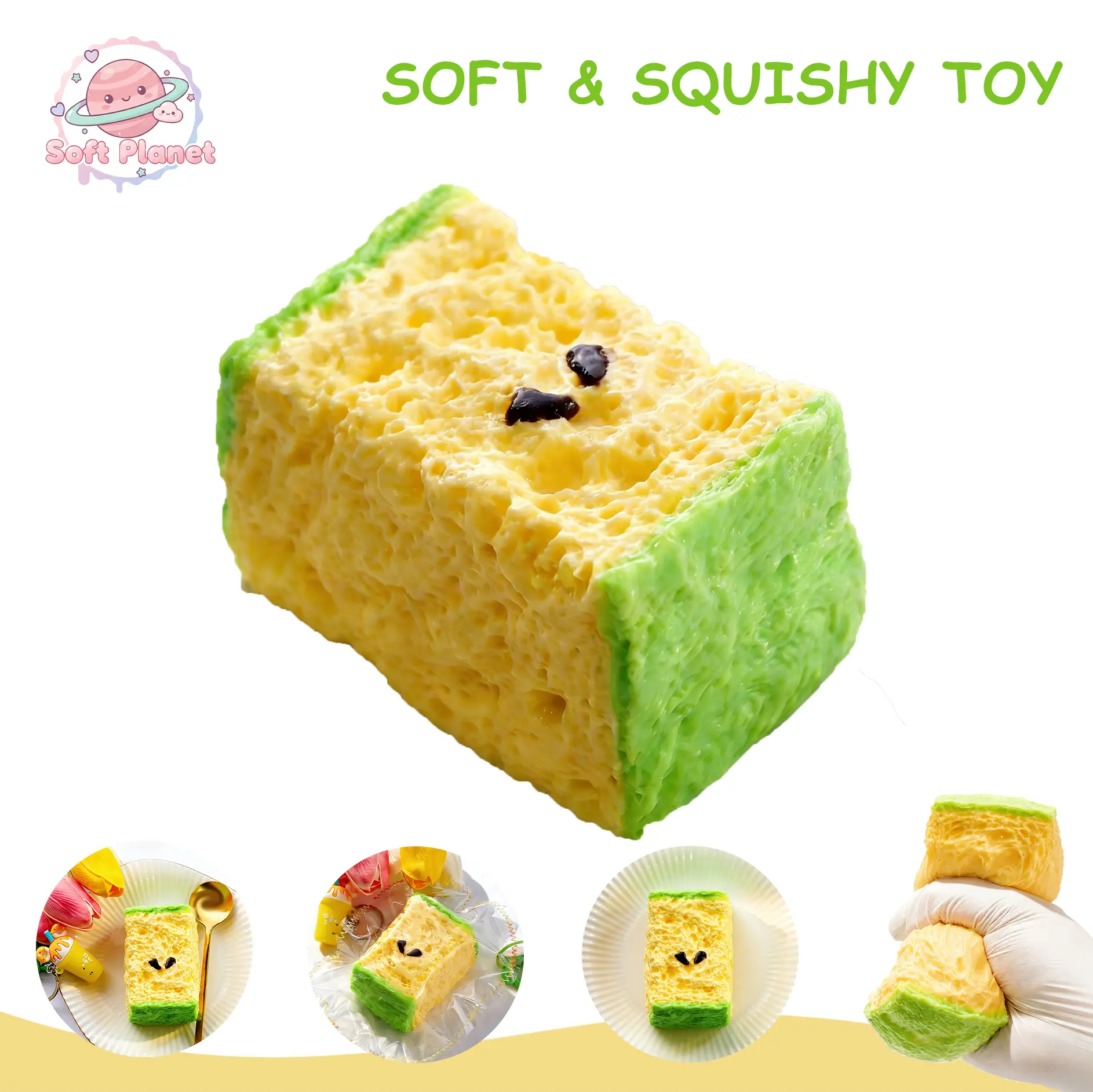 Handmade Taba Squishy Toy - Stress Relief Silicone Squeeze Toy, Food-Grade Silicone, ASMR Sensory Fidget Toy, Anxiety Relief Squishy, Gift for Ages 12+
