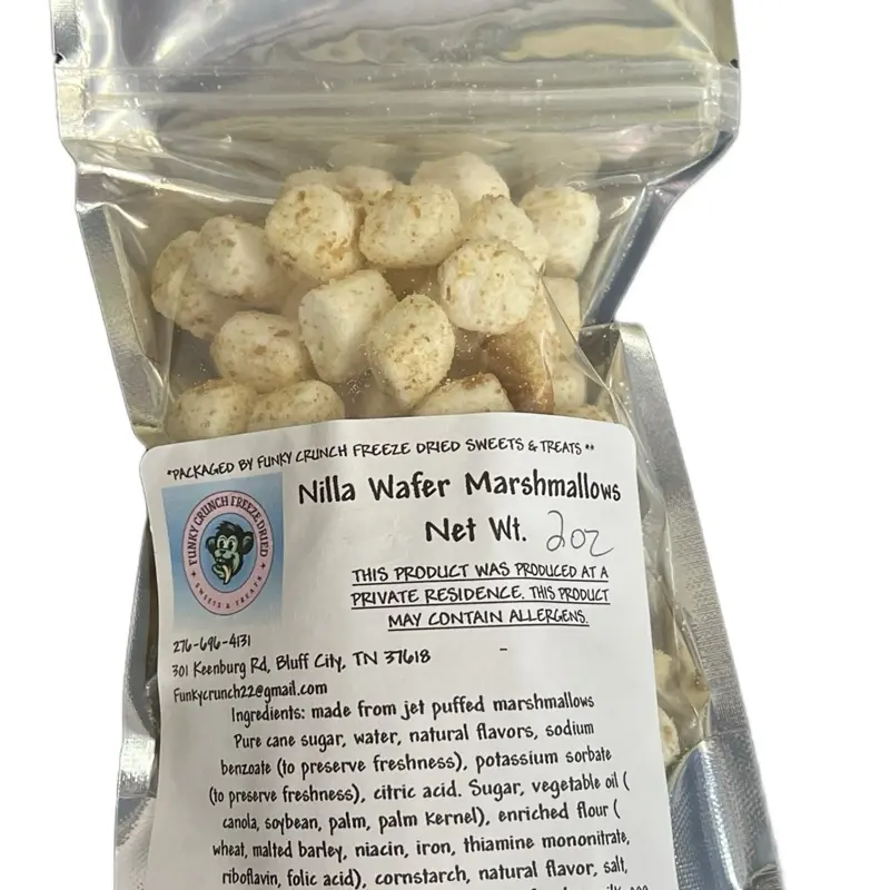 Freeze Dried Nilla Mallows Snack