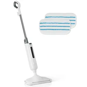 Multi-Surface Steam Mop - Lightweight Floor Cleaner with 2 Reusable Pads for Hardwood, Tile, Laminate & Carpet Floors
