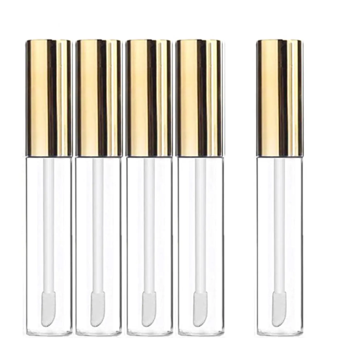 - Empty Lip Gloss Tubes with Wand, Lip Balm Containers Bottles,  10ml 5 Pack