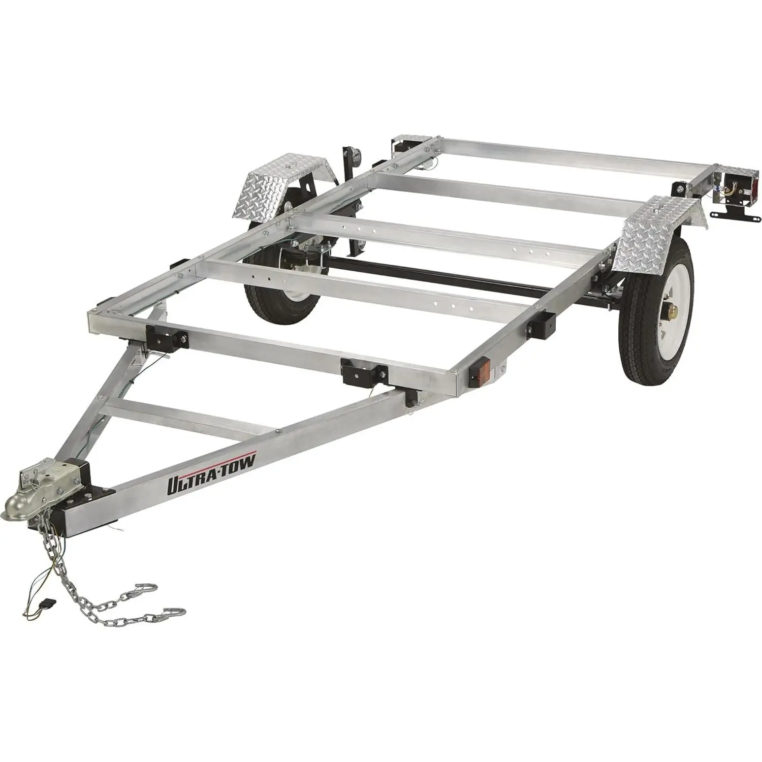 Ultra-Tow 4ft. x 8ft. Folding Aluminum Utility Trailer Kit - 1170-Lb. Load Capacity