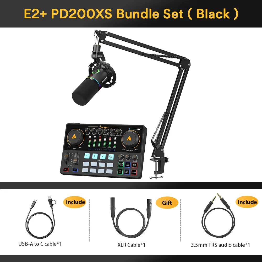 E2+PD200XS Set Black