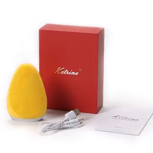 Electric Face Scrubber Men Novel New Products  Unique Arrivals Waterproof Facial Cleansing Brush Silicone