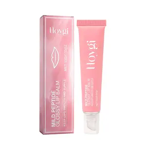Shiny Moisturizing Lip Balm, Hydrating Glossy Lips, Soft Dual-Layered Lip Care, Daily Use, 15g/0.53oz, Perfect for Everyday Beauty Routine