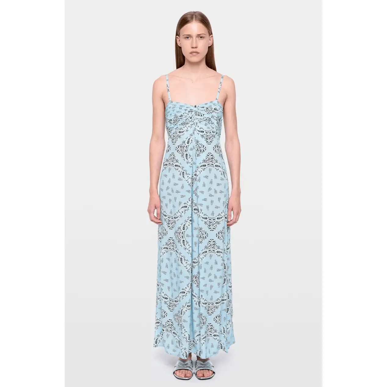 Zadig & Voltaire Rippie Dress in Bleu Oxford