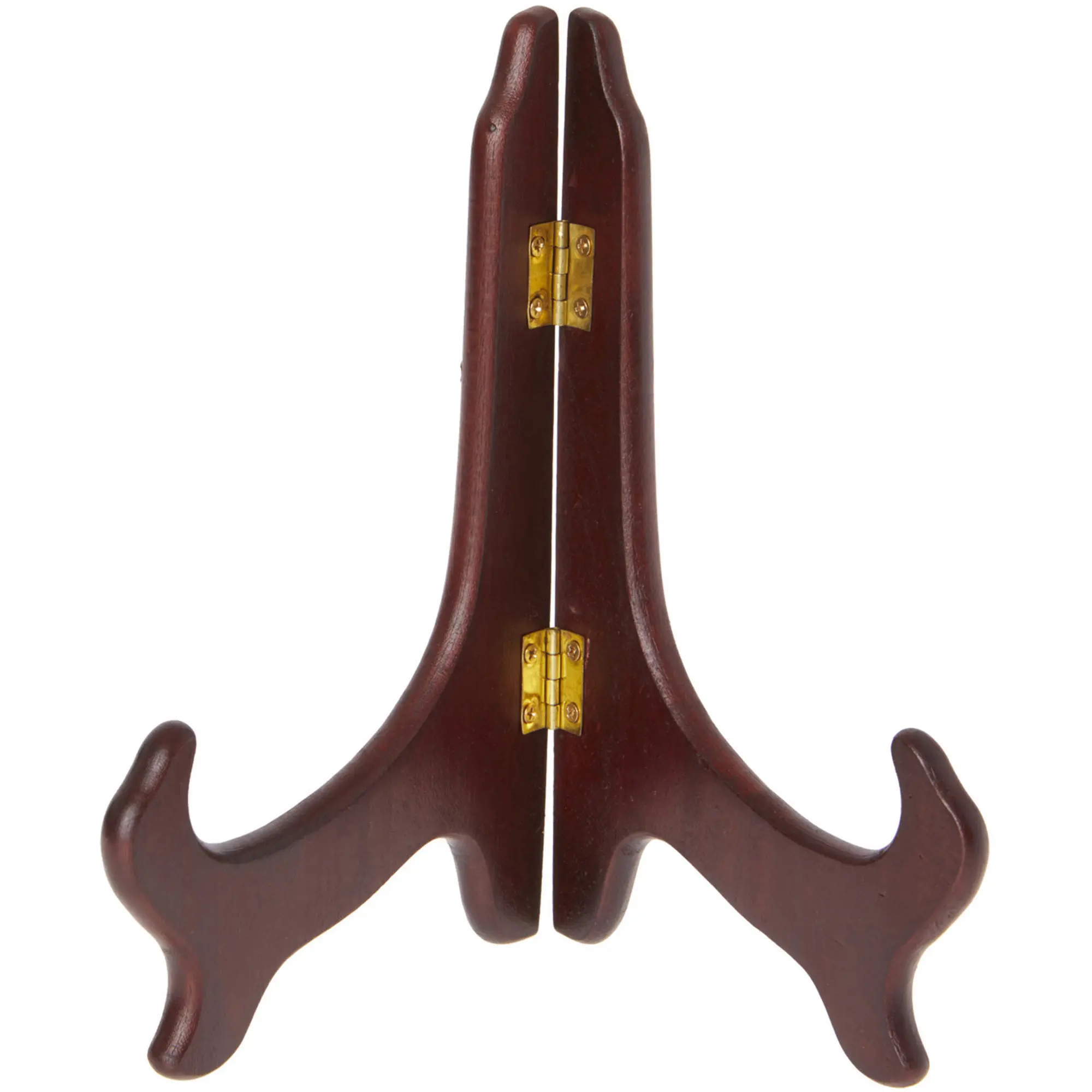 Bard's Hinged Dark Wood Plate Stand Bard's Hinged Dark Wood Plate Stand