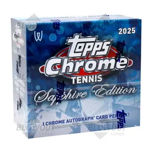 (Personal) 2025 Topps Chrome Tennis Sapphire Edition Hobby Box (1 auto)