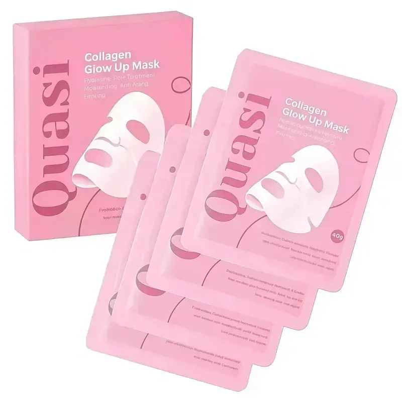 Bio-Collagen Face Mask, Deeply Hydrating & Firming Moisturizer for Skin Radiance, 16 Pieces, Hydrate