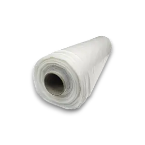 Construction Plastic Sheeting 20x100 4 Mil Clear Polyethylene