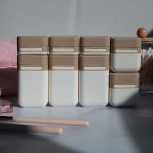 Junamour All-In-Jetsetter Travel Jars Kit. TSA Compliant, Lightweight, Leakproof Travel Bottles for Traveler Toiletries