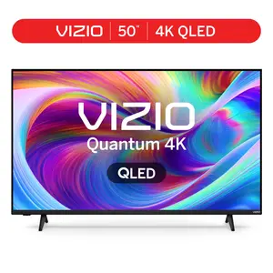 VIZIO 50" Class Quantum 4K QLED HDR Smart TV (VQD50R-10) Access VIZIO OS with apps built right in, manage your app subscriptions, watch free channels, and much more. A Walmart account is required for Smart TV functionality and product updates.