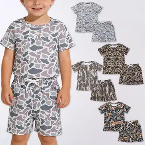 Toddler Camo Short Sleeve Boy Set