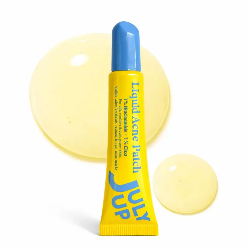 Paint & Peel Liquid Pimple Patch with  1% Niacinamide & 1% Cica for Fast Blemish Clearing & Custom Fit Coverage, 0.35 oz