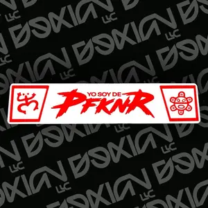 Yo Soy De PfknR - License Plate (European Style)