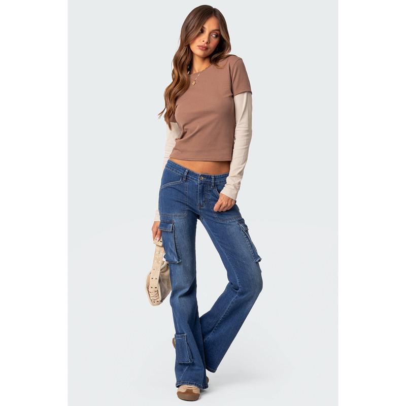 Mood Layered Long Sleeve T Shirt