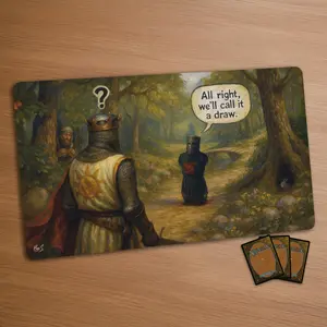 Monty Python Black Knight Game Mat Design Mouse Pad, Customized Mouse Pad, Game