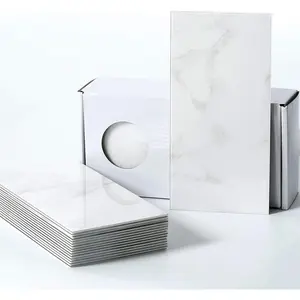 Peel and Stick Backsplash Large Bathroom Subway Tiles,Kitchen Shower Wall Stickers (23Tiles) Cararra White