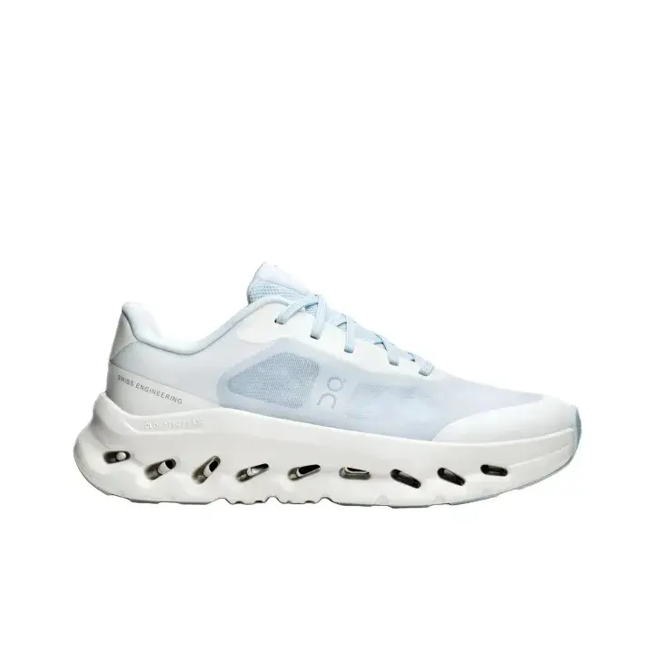 White Light Blue Cloud Running Shoes  Ultra-light breathable mesh upper, cloudtec shock absorption sole, non-slip casual athletic sneakers for road running and daily walking