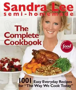 USED Book - Semi-Homemade The Complete Cookbook by Sandra Lee (Hardcover-spiral) - english