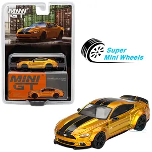 Mini GT 1:64 LB-Works Ford Mustang – LB Gold #847