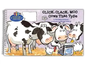 USED-Click, Clack, Moo: Cows That Type (Storytime Together Edition) by Cronin, Doreen (Spiral-bound)