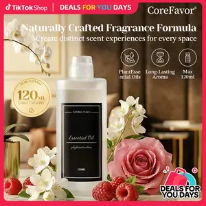 CoreFavor 120ml Essential Oil for M60 Home Fragrance Diffusers, Plant-Based Diffuser Oil, Alcohol-Free Oil for Diffuser, Hotel Scent Diffuser Oil, Essential Oils for Diffusers for Home, Bedroom, Bathroom, Office & Commercial Spaces