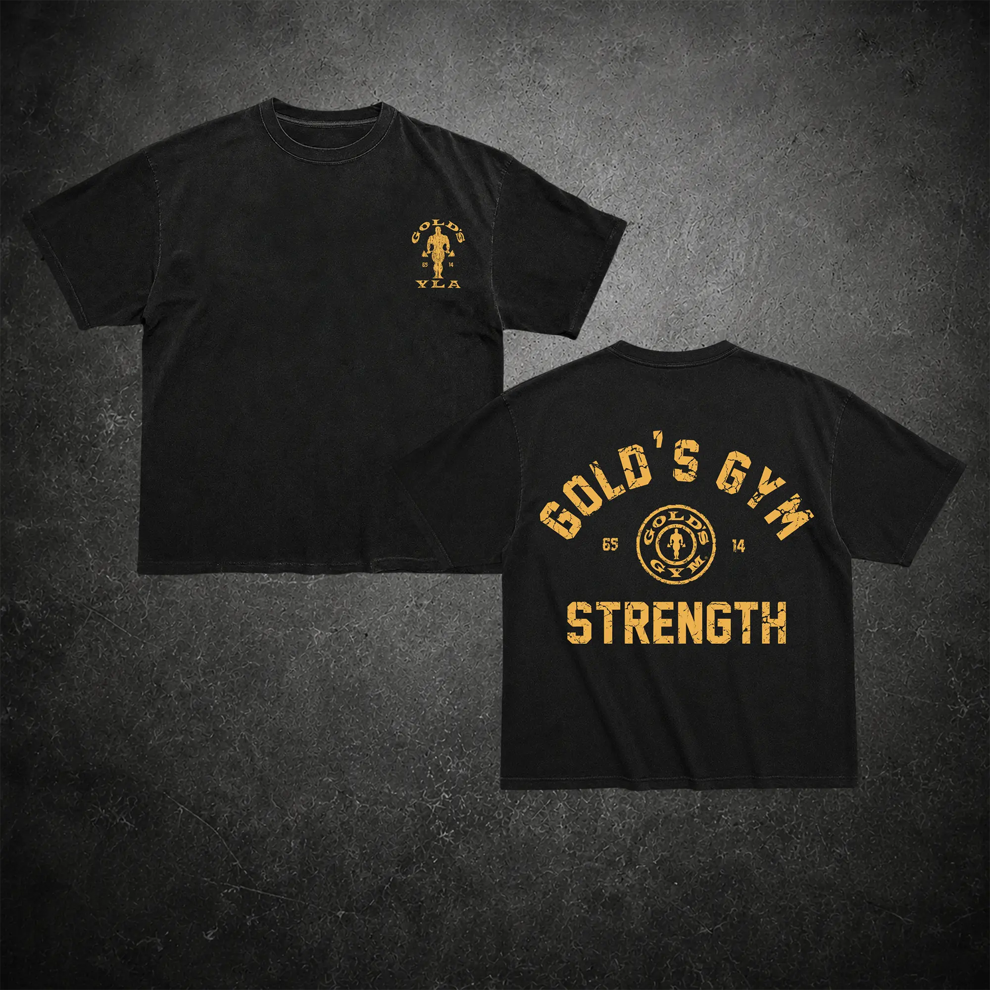 Strength Gold's Gym YLA Shirt, Workout Wear, Gym Shirt, Men's Gym Top, Lifting Essentials, Traning Outfit, Gym Apparel For Men