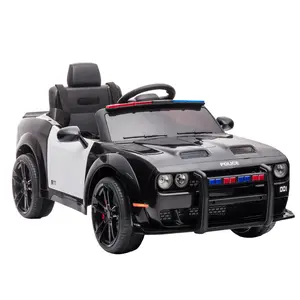 【GARVEE】Licensed Dodge Challenger Electric Car for Kids - 12V Battery-Powered Vehicle with Remote Control, LED Lights, Bluetooth, and MP3 Player for Boys and Girls