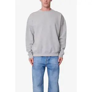 mnml Heavy Basic Crewneck Sweater - Heather Grey