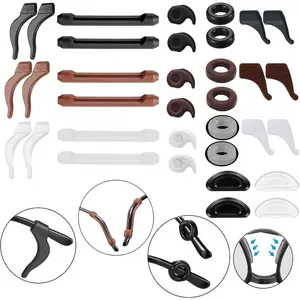 34 eyegles retainers silicone gles temple holders anti slip protectors comfort eyewear spectacle stay put stoppers ear grip hooks