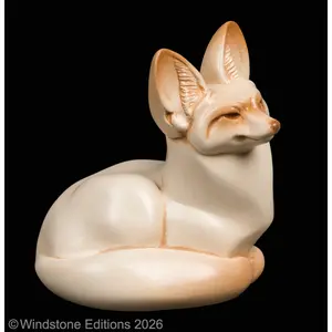 Pebble Bat Eared Fox - Ivory