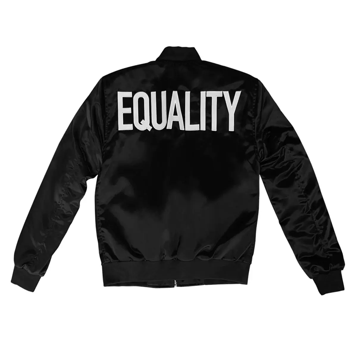 COOL Satin Embroidered EQUALITY Bomber Jacket