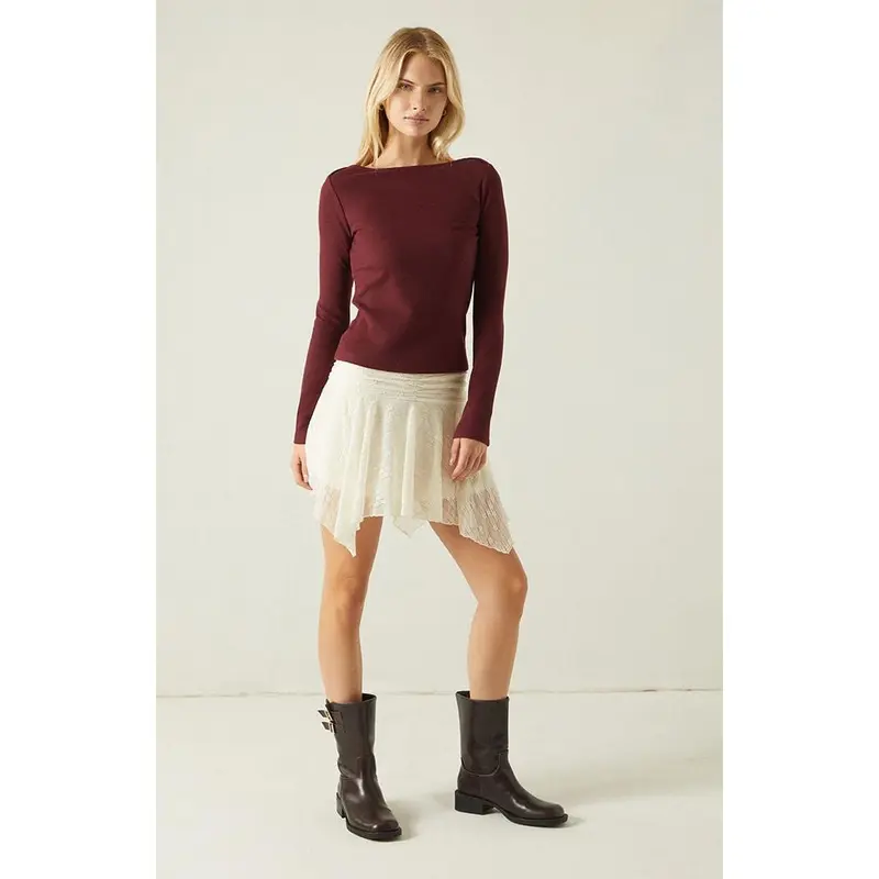 Your Favorite Women's Jodi Long Sleeve Waffle Knit Top