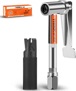 THINKWORK Grease Tool Coupler, Strong Lock on 90° Degree Grease Tips, 12000 PSI Quick Release Grease Coupler, Compatible with All Grease 1/8" NPT Grease Fittings