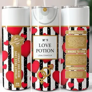 Love Potion N9 20oz Tumbler (Red) (Pink)